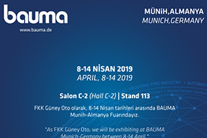 Bauma 2019, Münih-Almanya