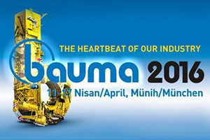 Bauma 2016, Münih-Almanya